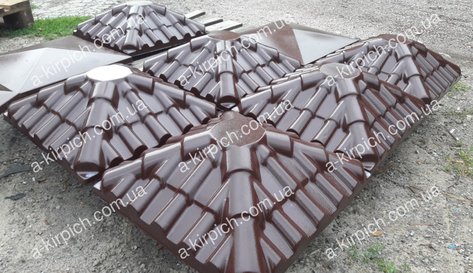 raznovidnosti kryshek dlya stolbov zabora